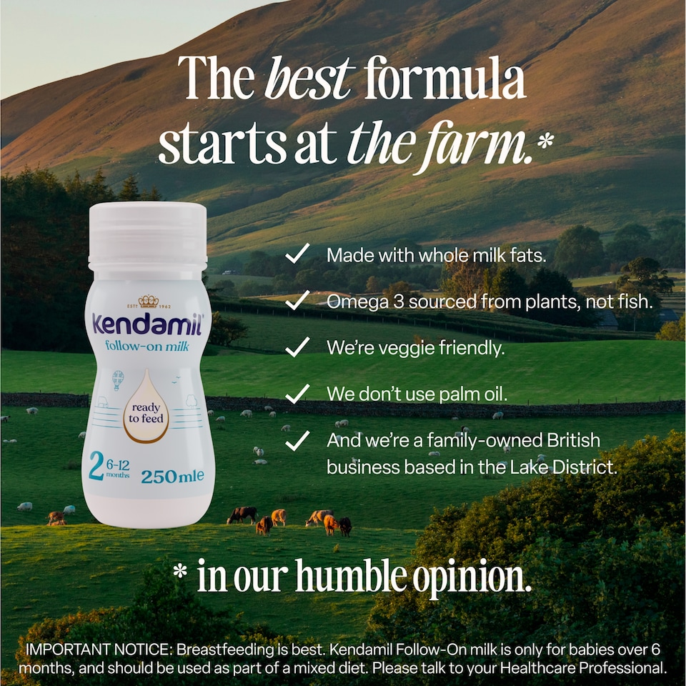image 1 of Kendamil Follow-On Milk 6-12 Months 6 x 250ml