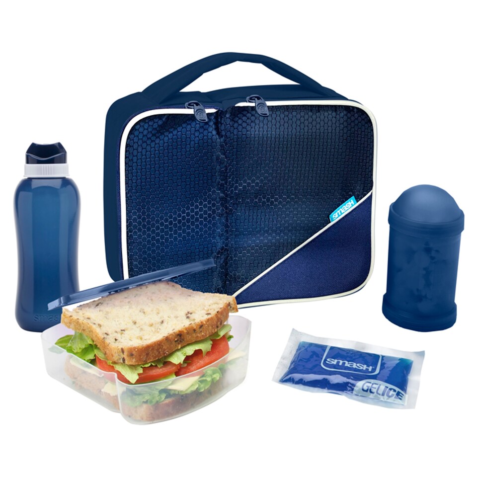 Smash Navy Lunchbag 5Pc