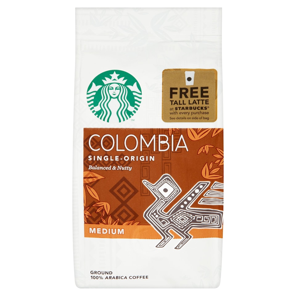 Starbucks Colombian Ground Coffee 200G
