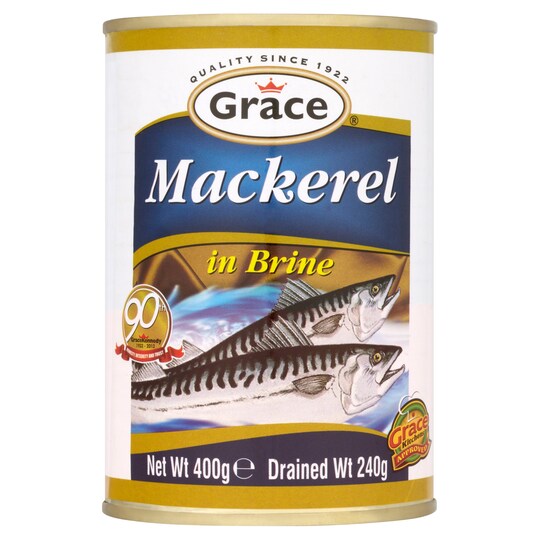 GRACE MACKEREL IN BRINE 400G Tesco Groceries