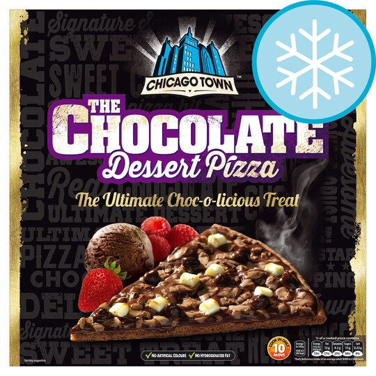 Chicago Town Choco Dessert Pizza Tesco Groceries