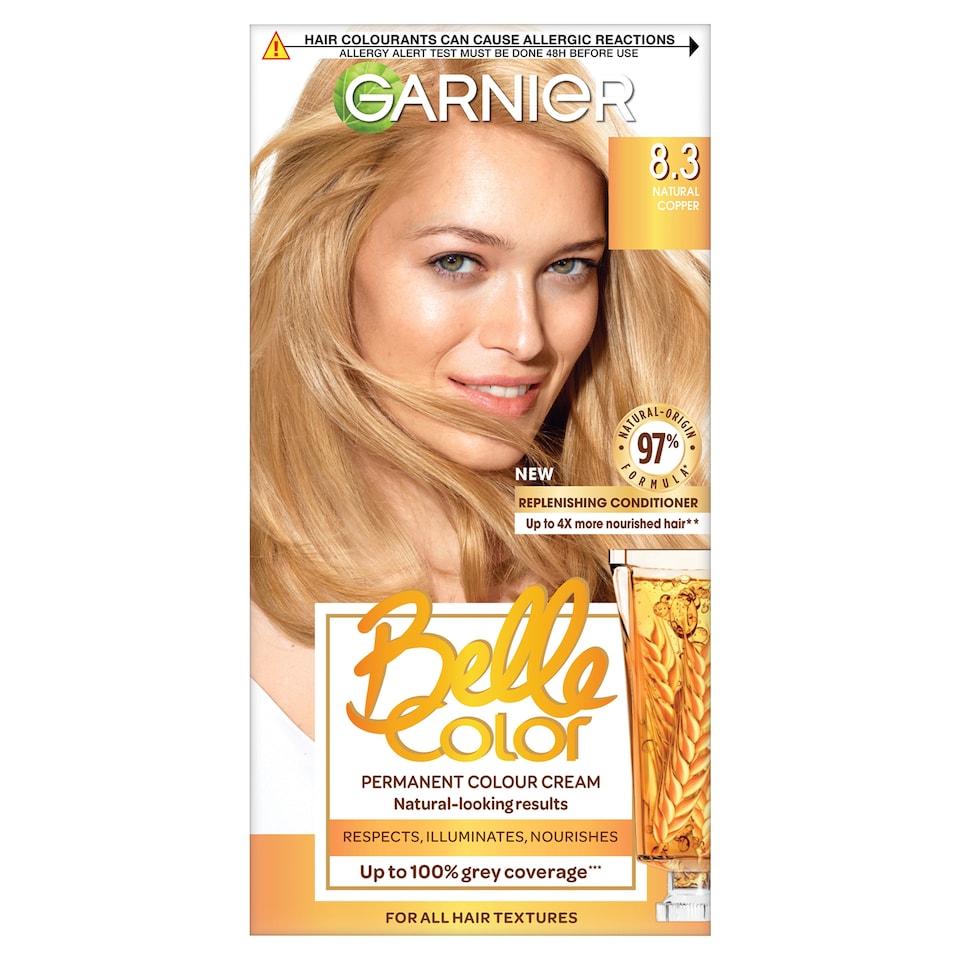 image 1 of Garnier Belle Colour 8.3 Natural Golden Blonde Permanent Hair Dye