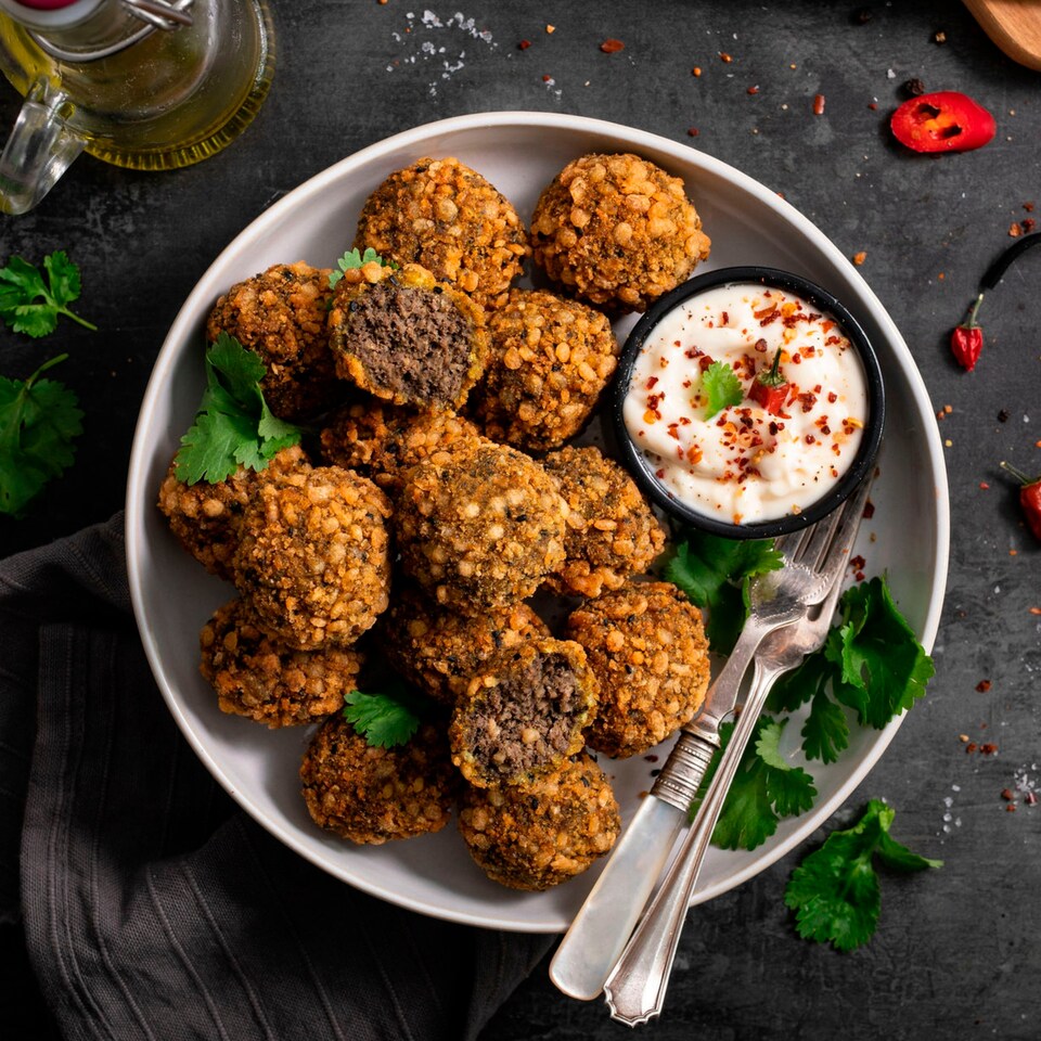 image 1 of Simon Howie 12 Curried Haggis Bon Bons 240G