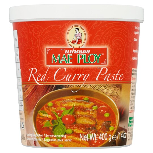Mae Ploy Red Curry Paste 400G Tesco Groceries