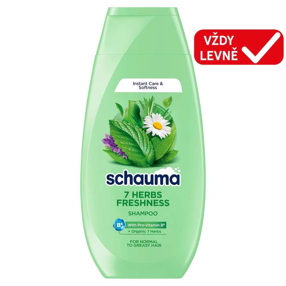 Schauma 7 Herbs Freshness šampon 250ml