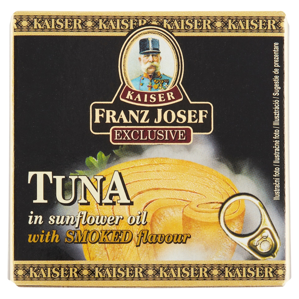 Franz Josef Kaiser Exclusive Tuniak v slnečnicovom oleji s údenou príchuťou 80 g