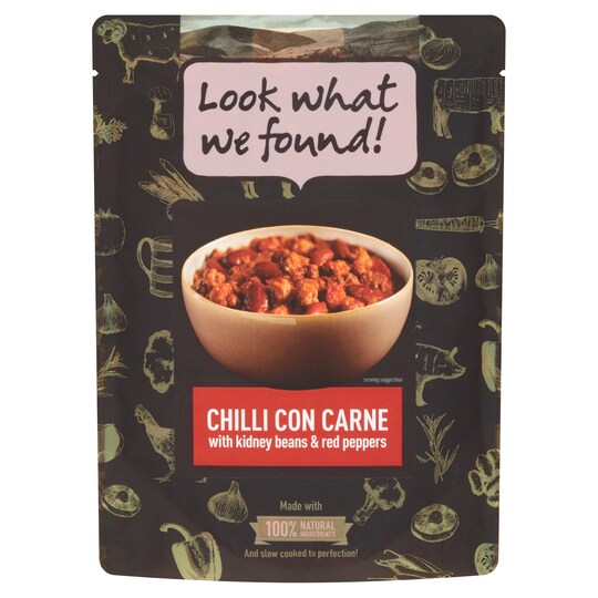 LOOK WHAT WE FOUND! CHILLI CON CARNE 250G Tesco Groceries