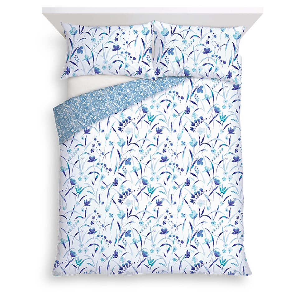 Tesco Marrakech Ditsy Floral Duvet Set King Tesco Groceries