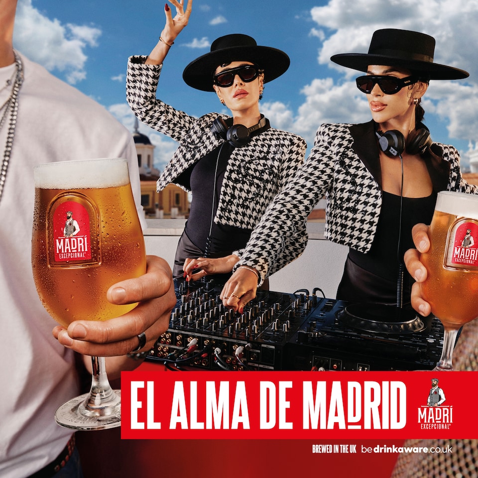 image 1 of Madri Excepcional Premium Lager Beer Bottle 660ml 