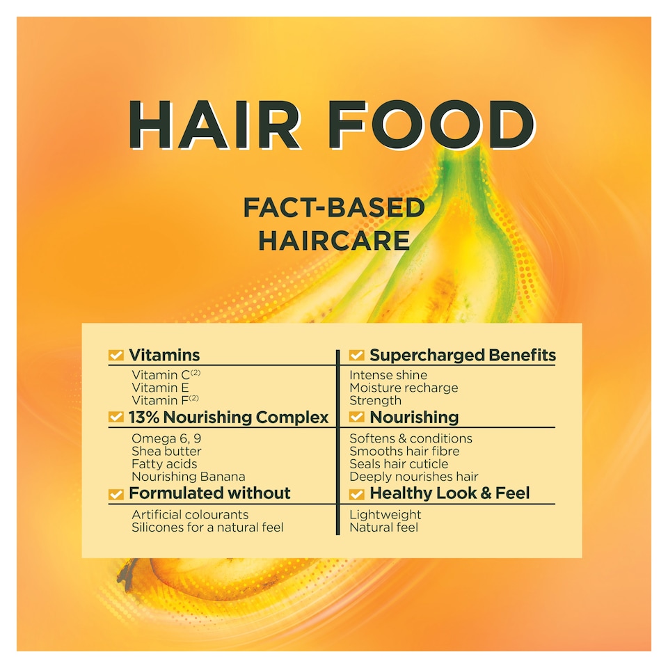 image 1 of Garnier Ultimate Blends Hair Food Banana 3in1 Mask 400ml