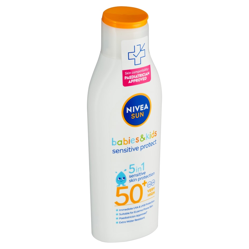 image 1 of Nivea Sun Sensitive Protect Babies & Kids Lotion SPF 50+ 200 ml