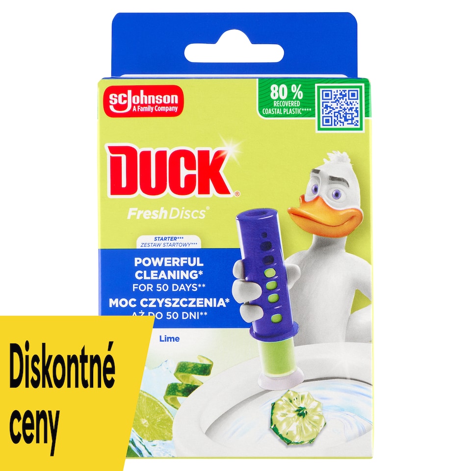 obrázok 1 z Duck Fresh Discs Čistič WC limetka 36 ml