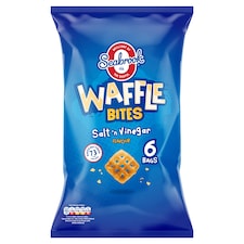 Seabrook Waffle Bites Salt & Vinegar Flavour 6 x 16g