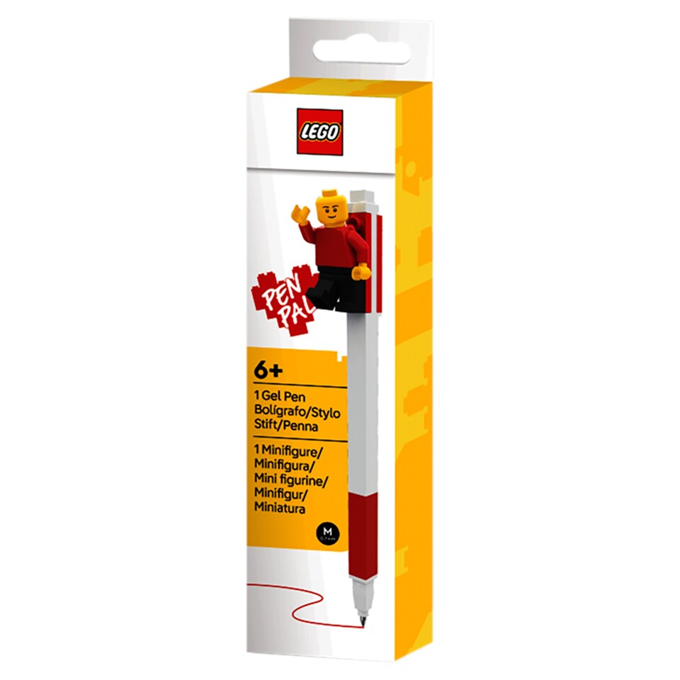 image 1 of Lego 2.0 Red Gel Pen with Minifigure