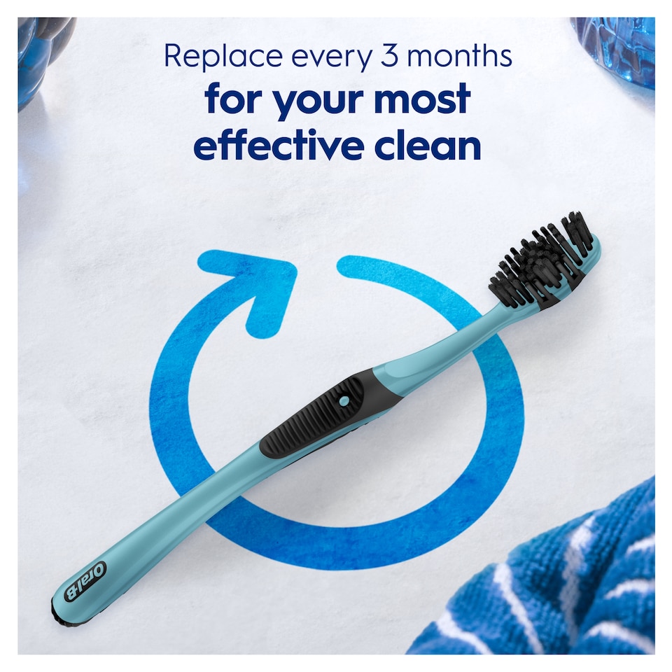 image 1 of Oral-B Pro 3D White Medium Manual Toothbrush