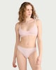 image 2 of F&F 2-Pack Pointelle Thongs in Multi