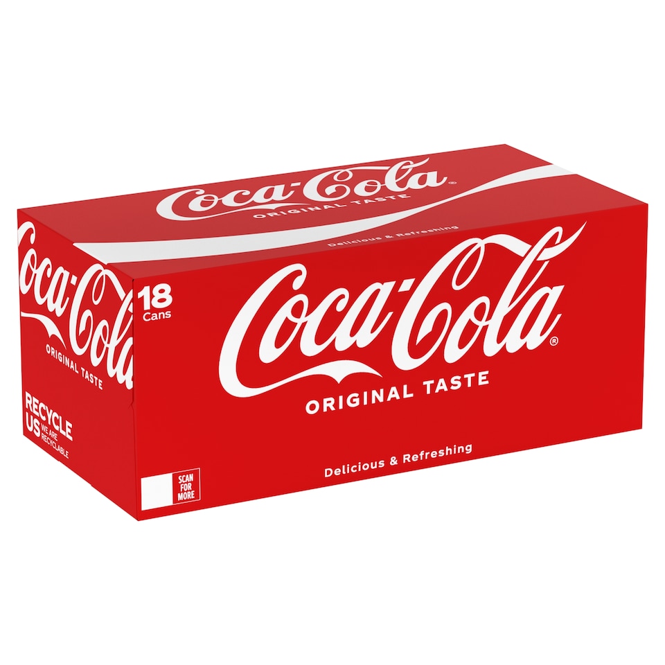 Coca-Cola Original Taste Soft Drink 18 x 330ml