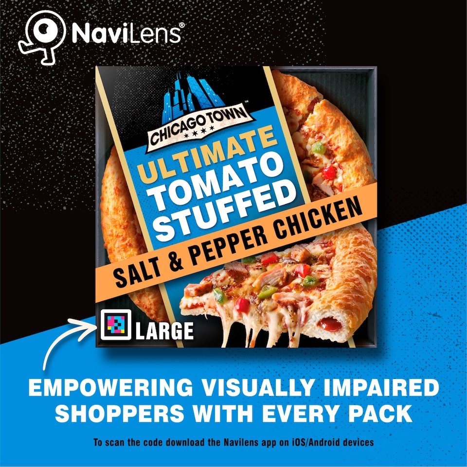 image 1 of Chicago Town Ultimate Takeaway Tomato Stuffed Crust Salt & Pepper Chicken Large Pizza