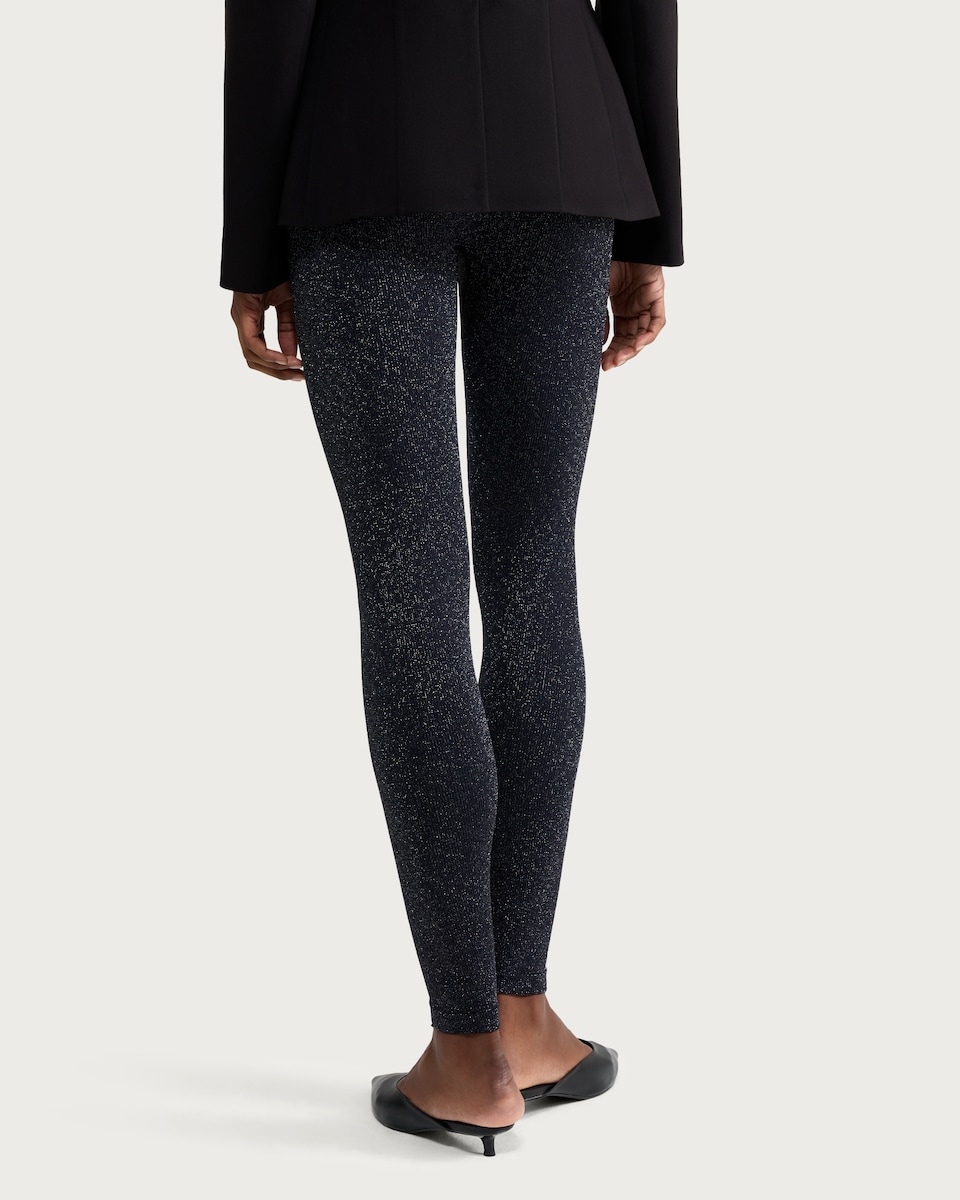 image 1 of F&F Sparkle Leggings in Black