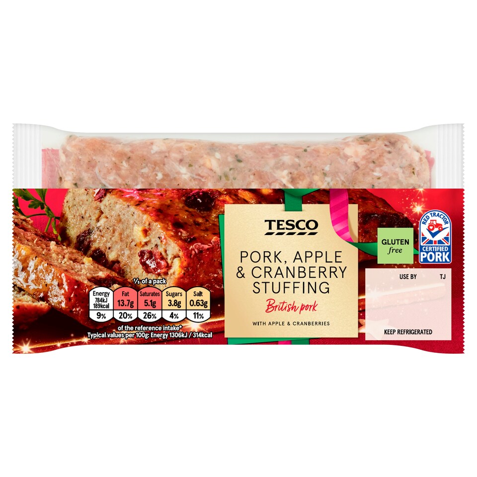 Tesco Pork, Apple & Cranberry Stuffing 400G