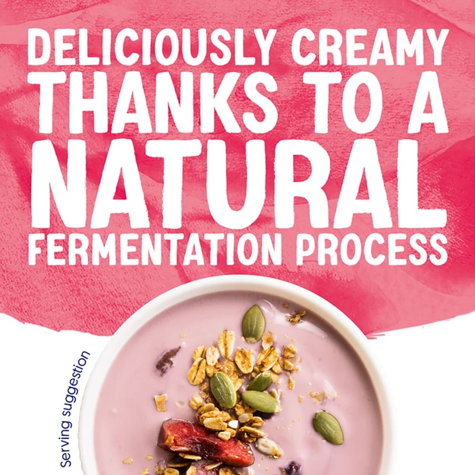 image 1 of Alpro Cherry Dairy Free Soya Yoghurt Alternative 500g
