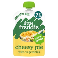 Little Freddie Organic Cheesy Pie with Vegetables meal pouch 7m+ 130g
