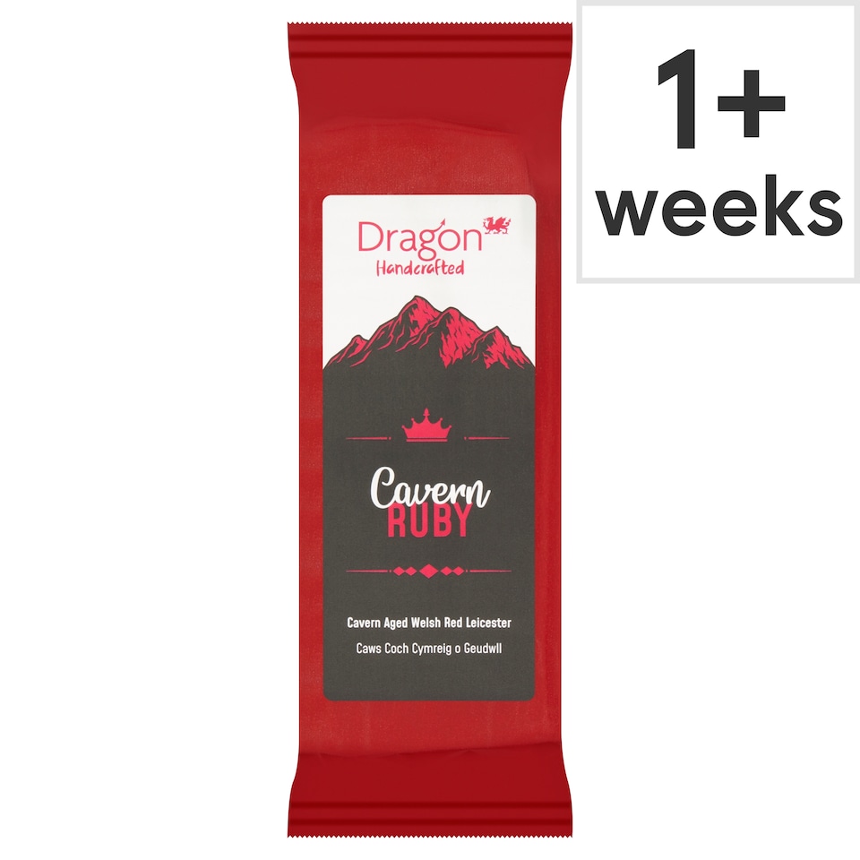 Dragon Welsh Slate Cavern Aged Red Leicester 200G