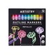 image 1 of Artistry 12pk Metallic Outline Markers