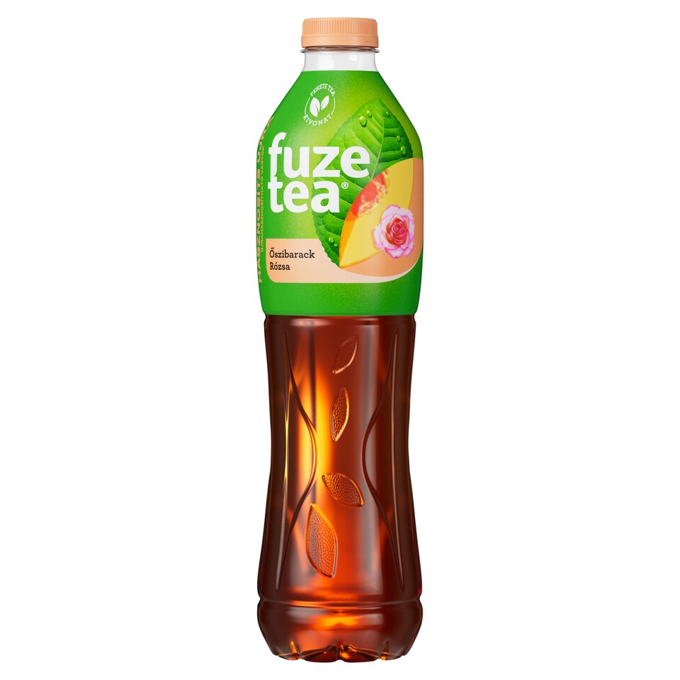 Fuze Tea Non-Carbonated Peach and Rose Flavored Soft Drink with Black Tea Extract 1,5 l