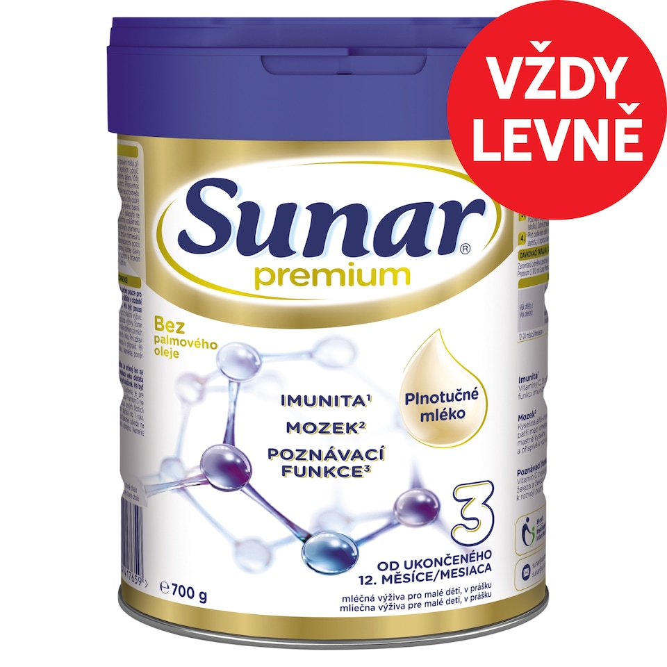 image 1 of Sunar Premium 3 Initial Milk Infant Nutrition in Powder 700g