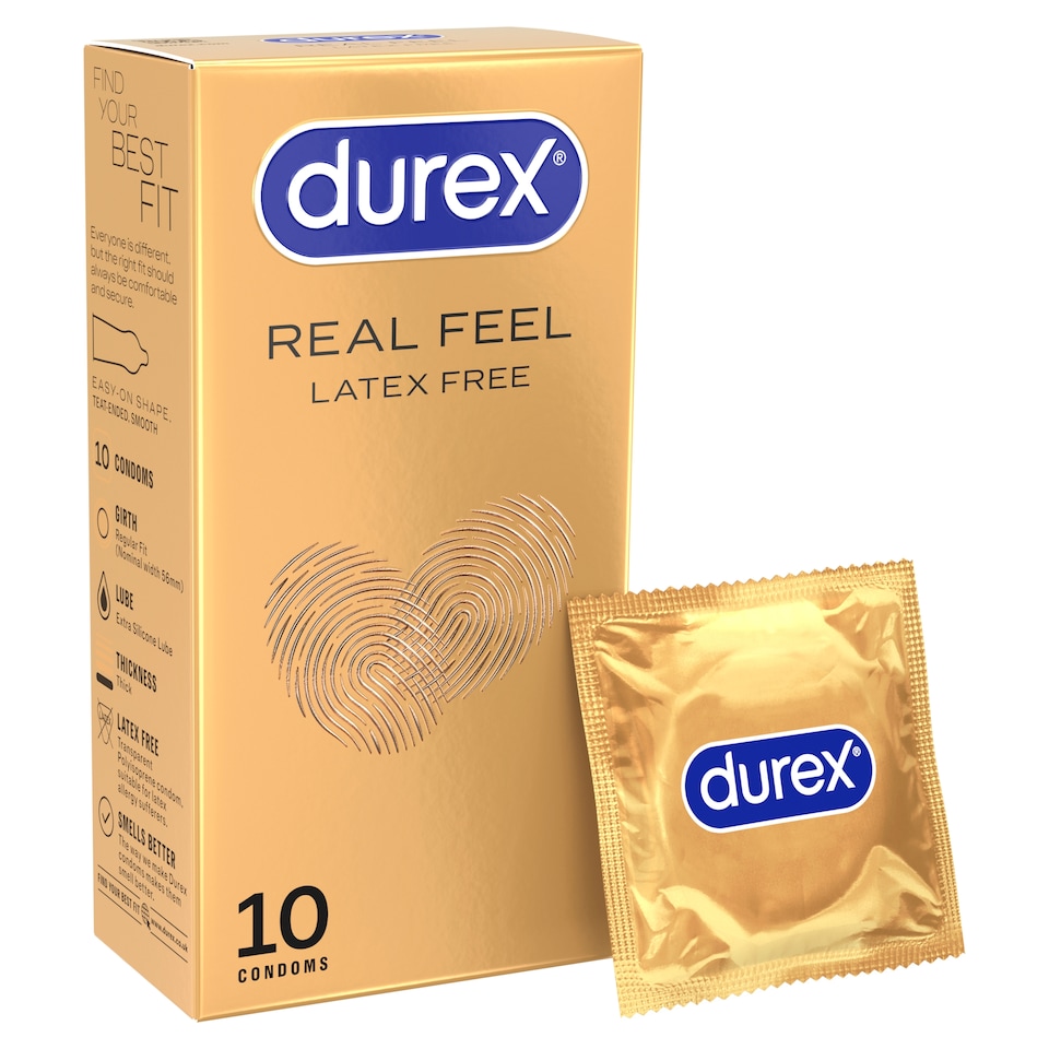 Durex Real Feel Latex Free Condoms 10s