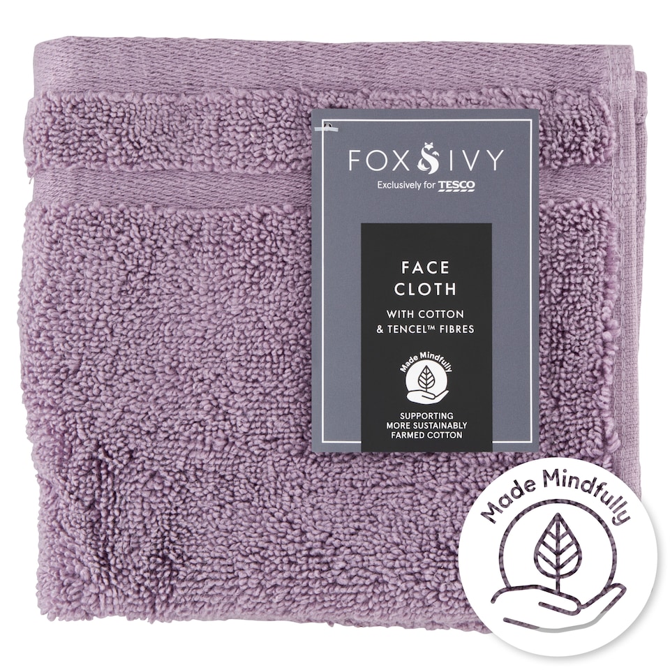 Fox & Ivy Lavender lila színű arctörlő 30 cm x 30 cm