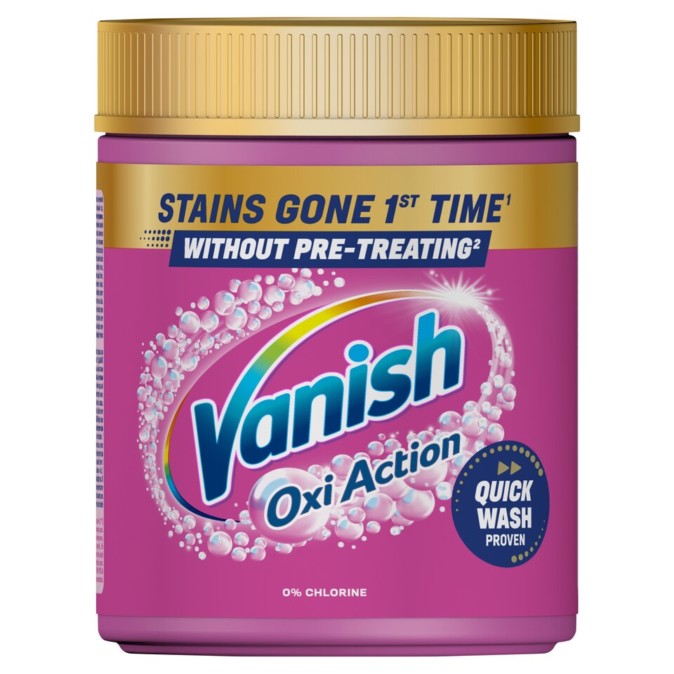 Vanish Oxi Action Prášok na odstránenie škvŕn 470 g