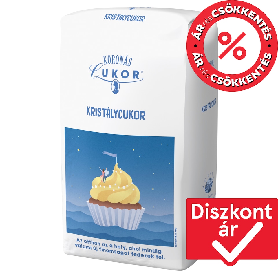 Koronás Cukor kristálycukor 1000 g