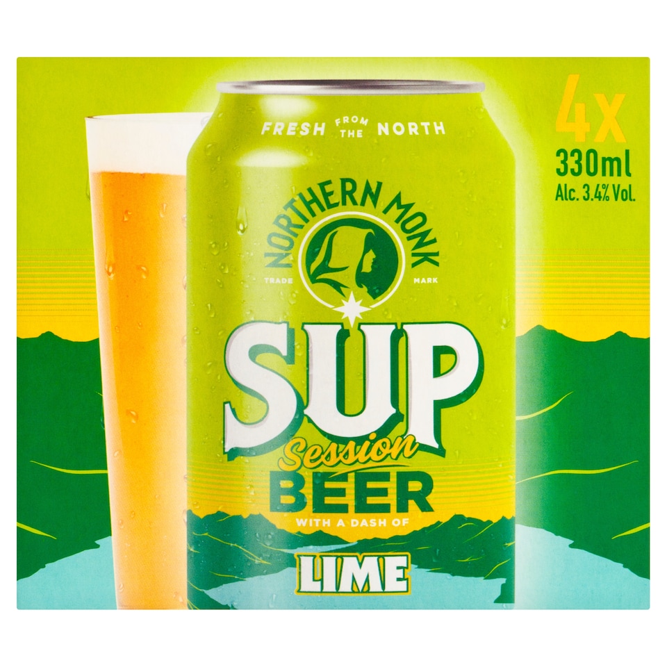 Northern Monk Sup Session Beer - Lime 4 x 330ml