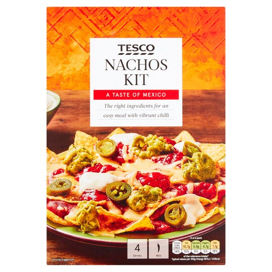 Tesco Nachos Meal Kit Mild 500G Tesco Groceries