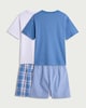 image 2 of F&F Boys 2-Pack Pure Cotton Pyjama Sets in Blue