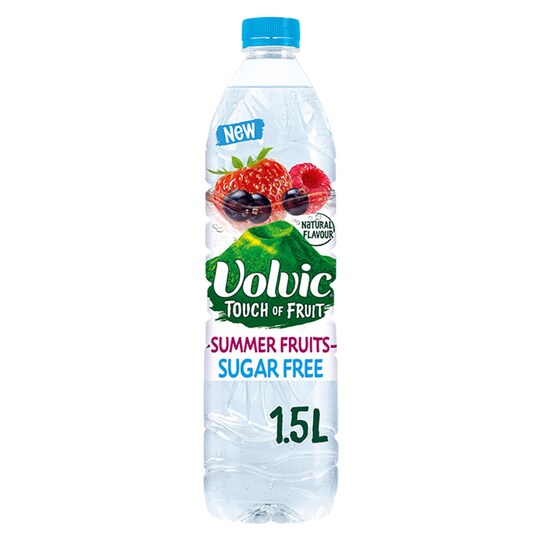 Volvic Sugar Free Summer Fruit Water 1.5L Tesco Groceries