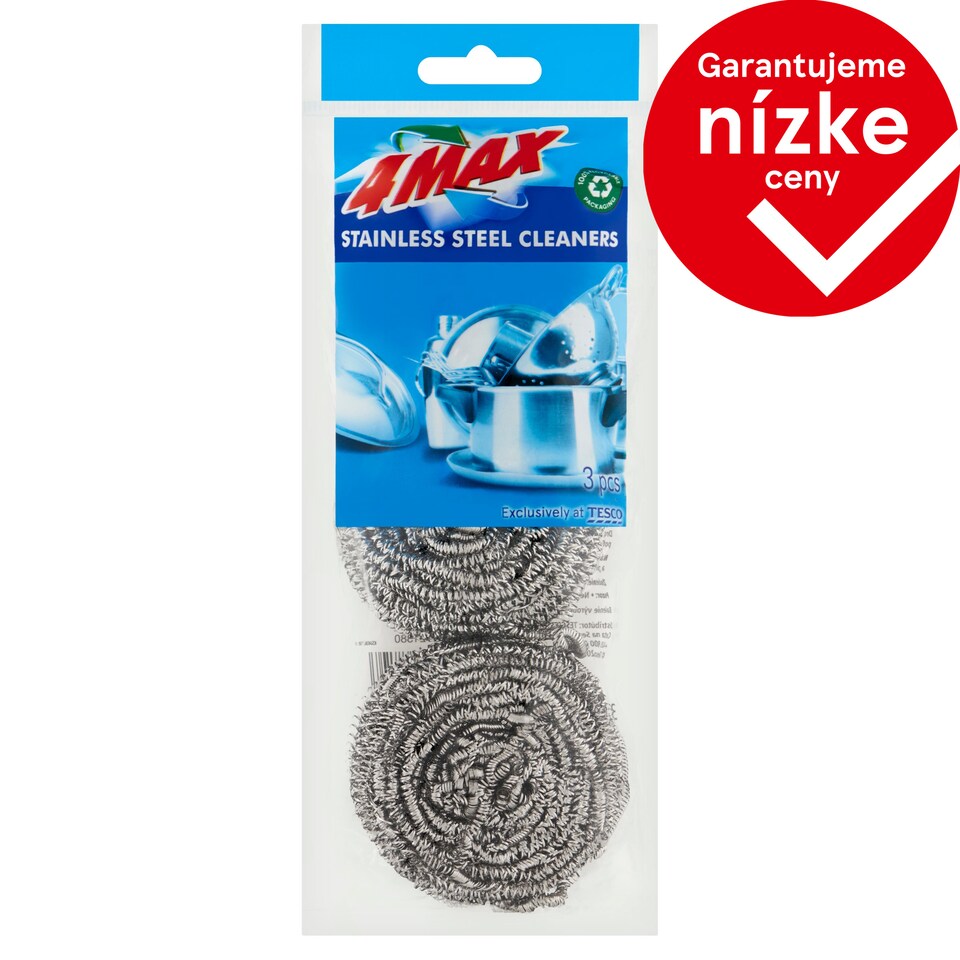 4MAX Drôtenka nerezová 3 ks