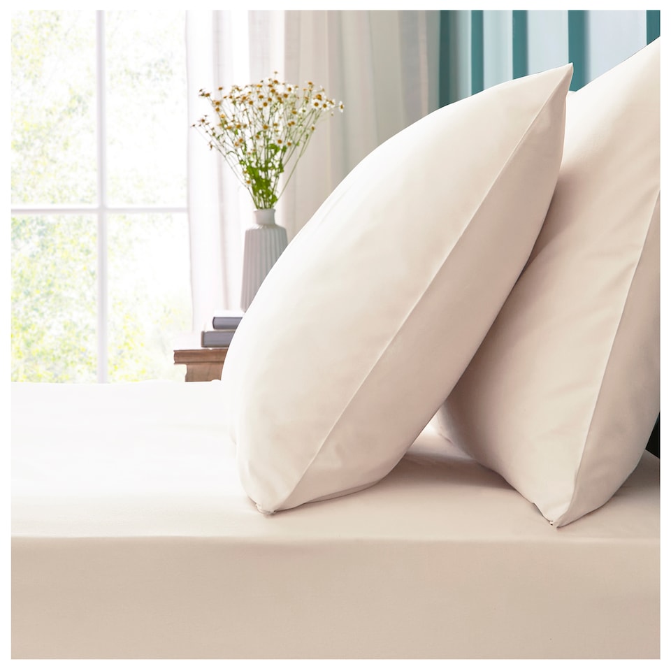 Silentnight Supersoft Off White Pillowcase Pair
