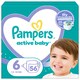 image 1 of Pampers Active Baby veľkosť 6, 56 plienok, 13kg-18kg
