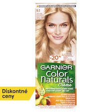 Garnier Color Naturals permanentná farba na vlasy 9 .1 Veľmi svetlá blond popolavá, 60 +40 +12 ml
