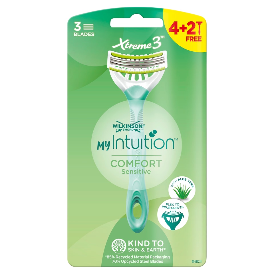 Wilkinson Sword My Intuition Comfort Sensitive jednorázový holicí strojek