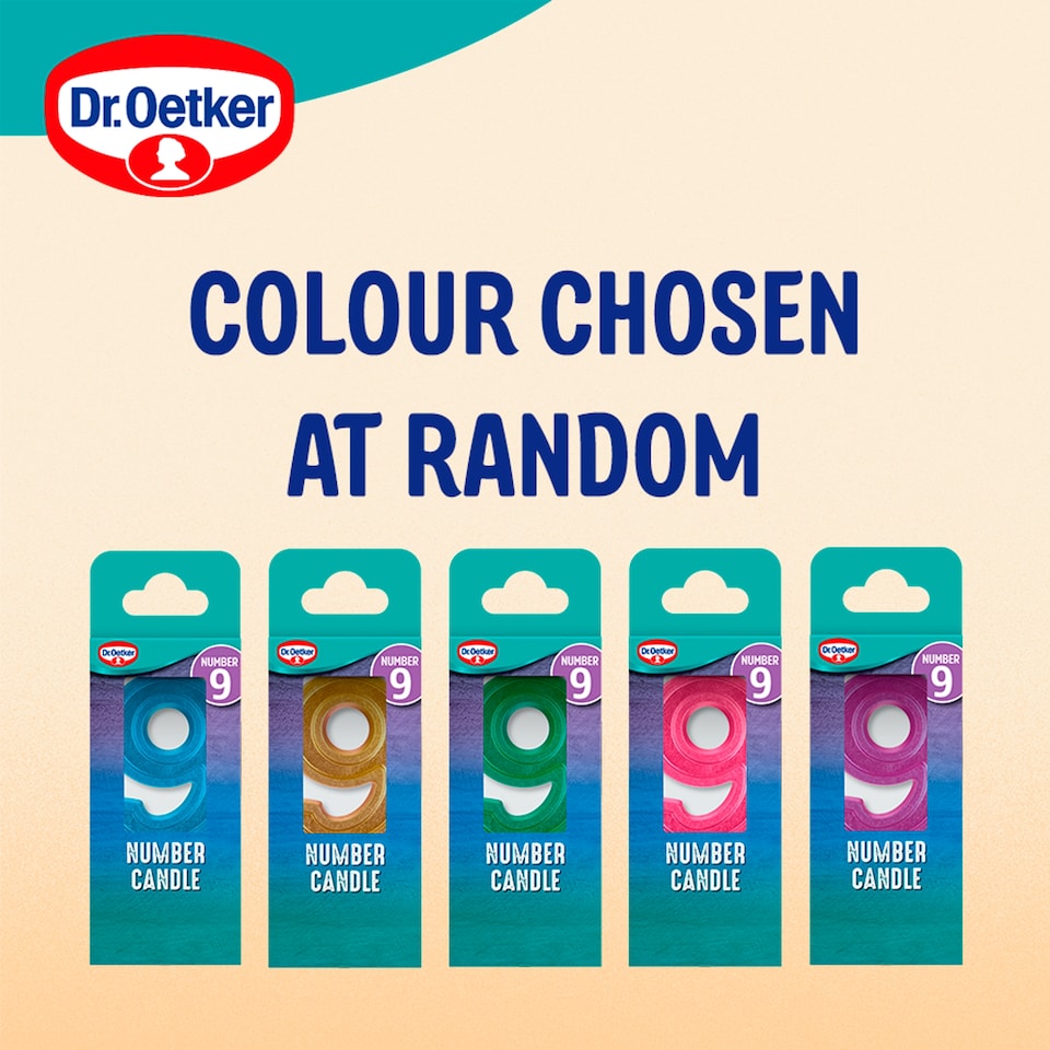 image 1 of Dr. Oetker Number 9 Candle