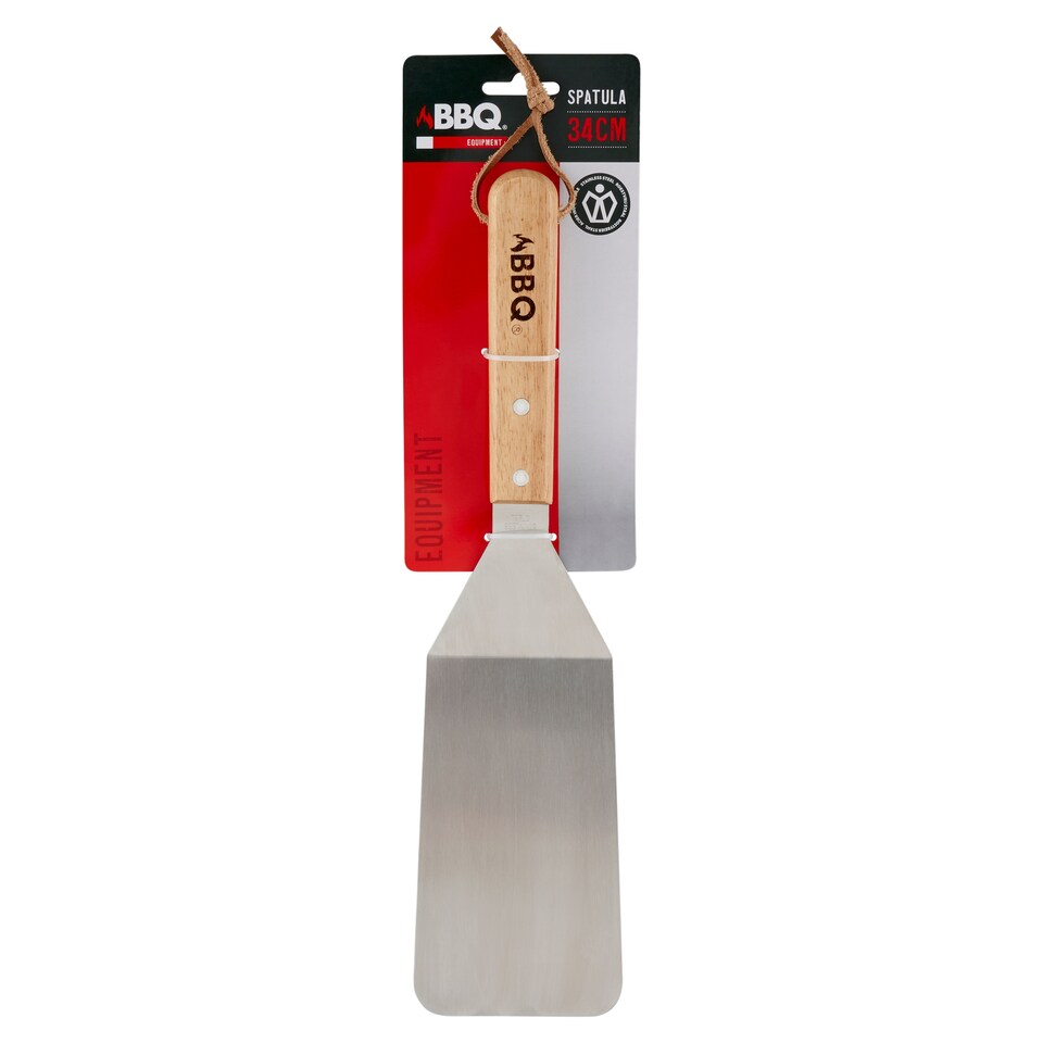 BBQ rozsdamentes acél spatula 34 cm