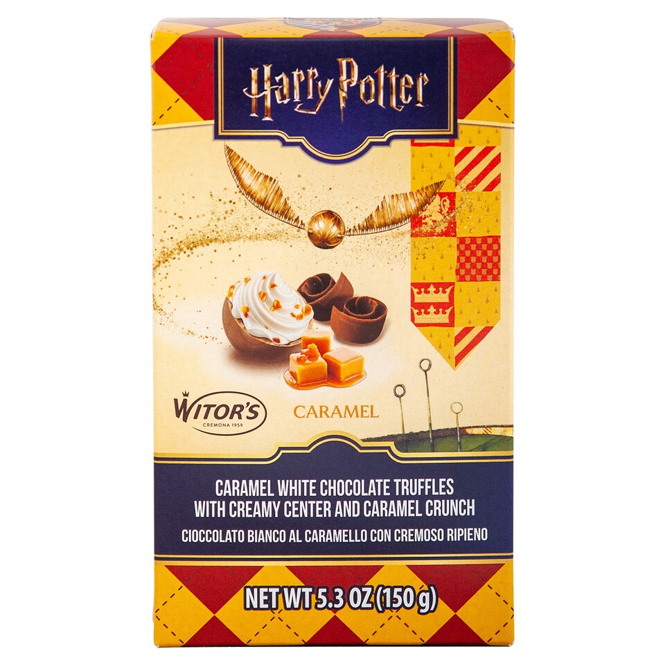 Harry Potter Caramel White Chocolate Truffles with Creamy Center and Caramel Crunch 150 g