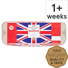 Tesco Medium Free Range Eggs 12 Pack