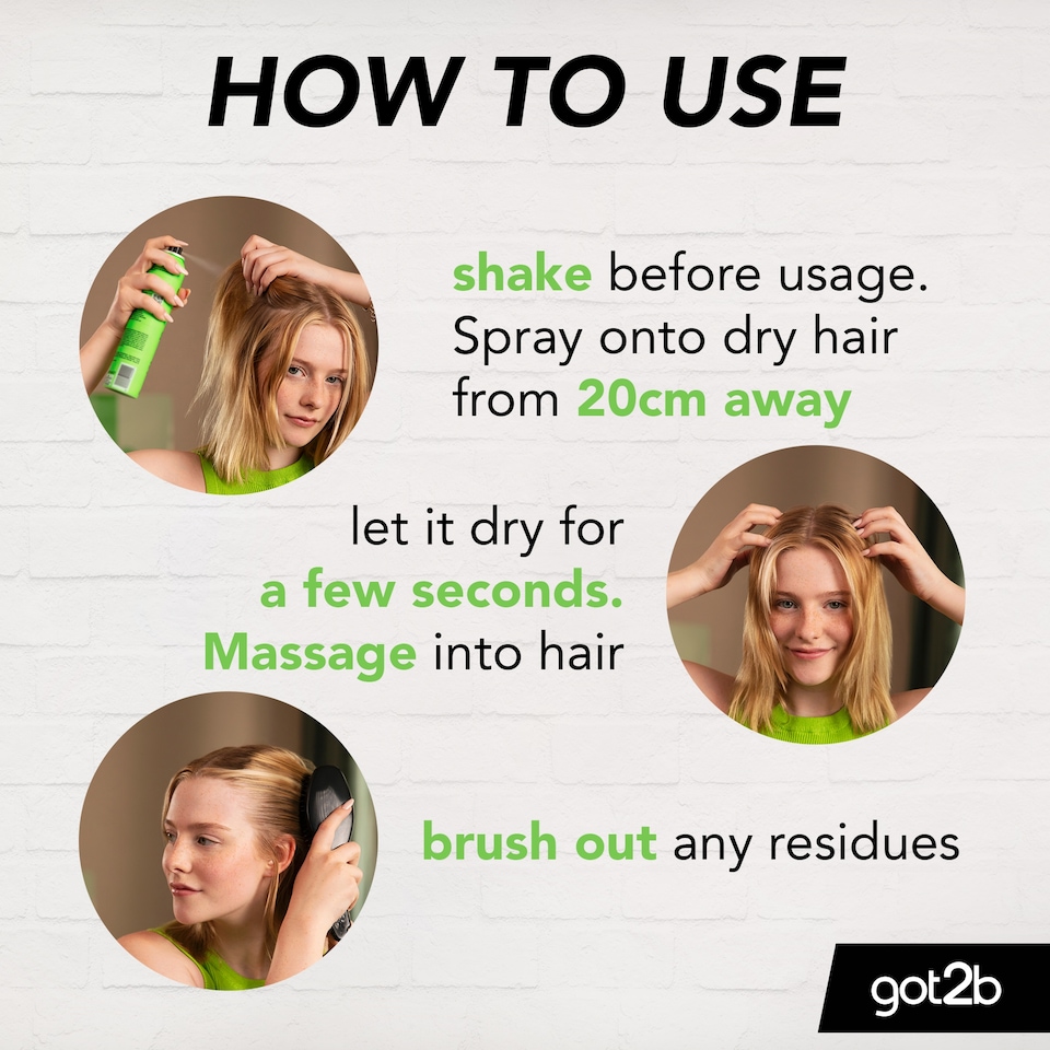 image 1 of Schwarzkopf Got2b Fresh It Up Dry Shampoo 200Ml