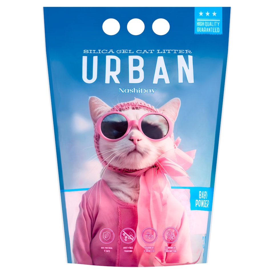 NashiDay Urban Baby Powder macskaalom 3,8 l  1. kép