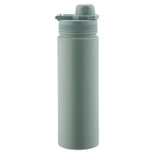 Tesco Khaki Insulated Dual Water Bottle 650Ml
